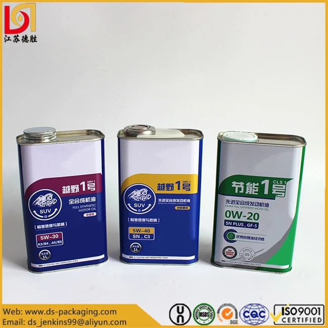 Tin Can For Motor Oil